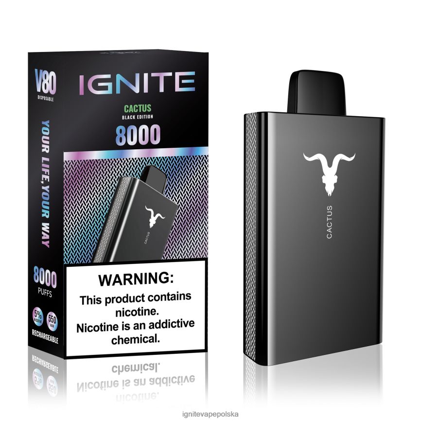 Ignite Vape Flavors | IGNITE V80 długopis do waporyzacji kaktus 0648NZ43